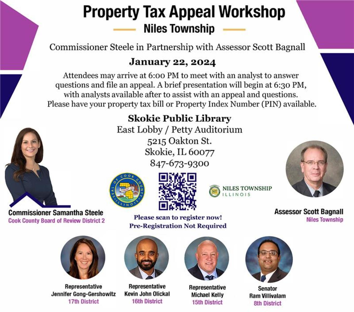 Niles Township Property Tax Hosted by Commissioner Samantha
